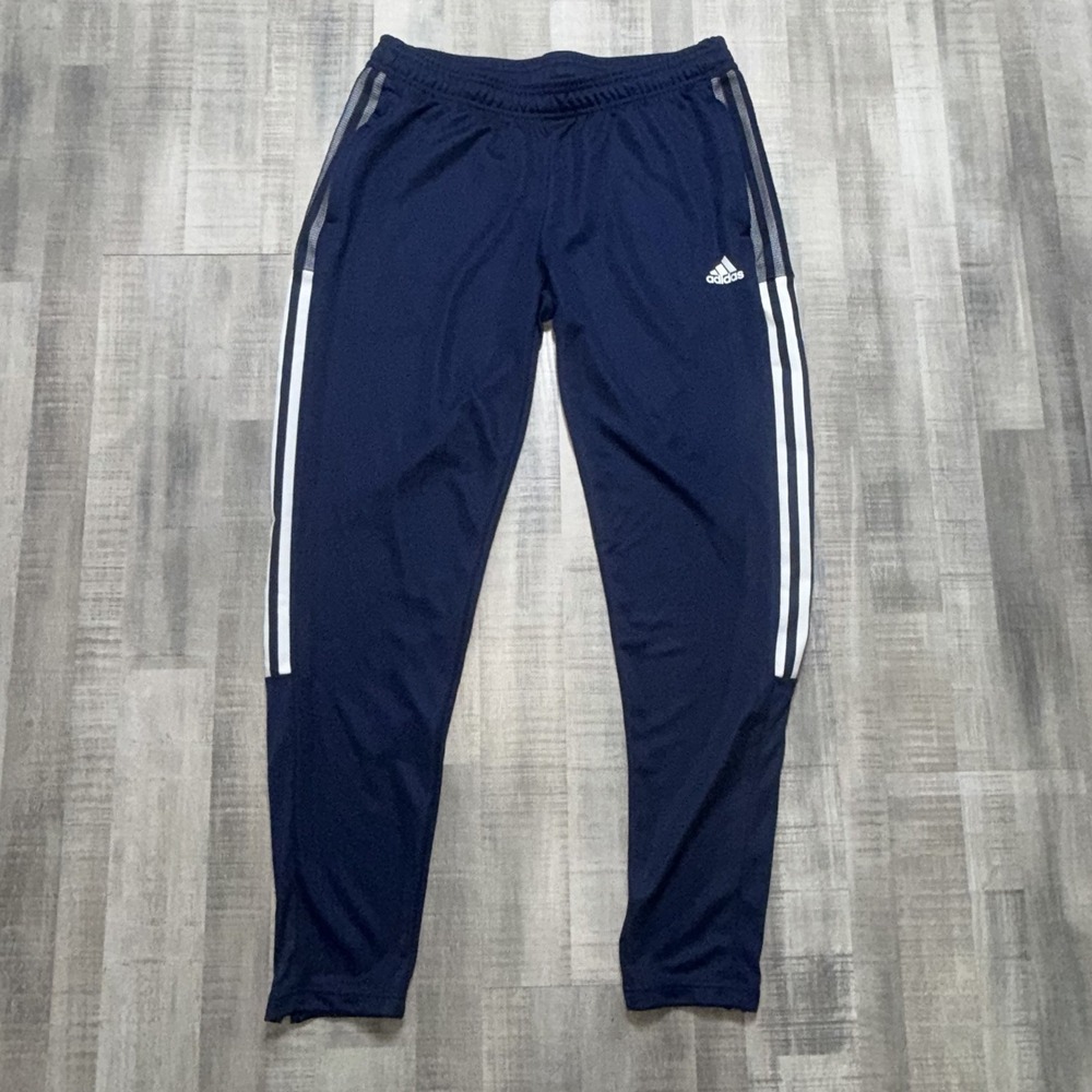 adidas Tiro 21 Track Pants Mens Large Navy Blue Primegreen Aeroready Training